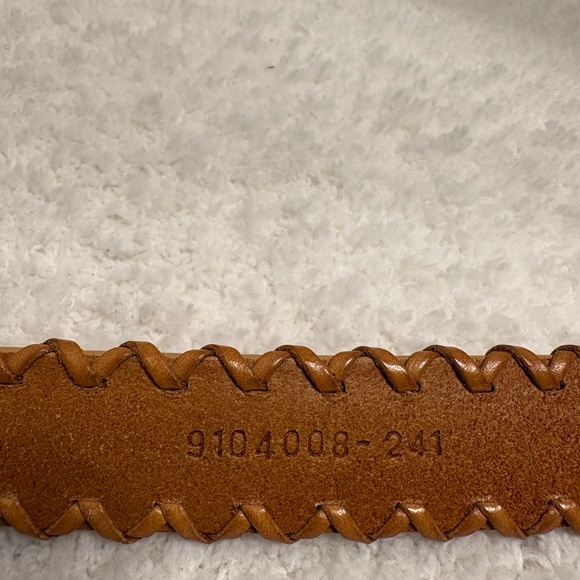 Lauren Ralph Lauren Tan Leather Whipstitched Belt Women’s Size S-M main image 4